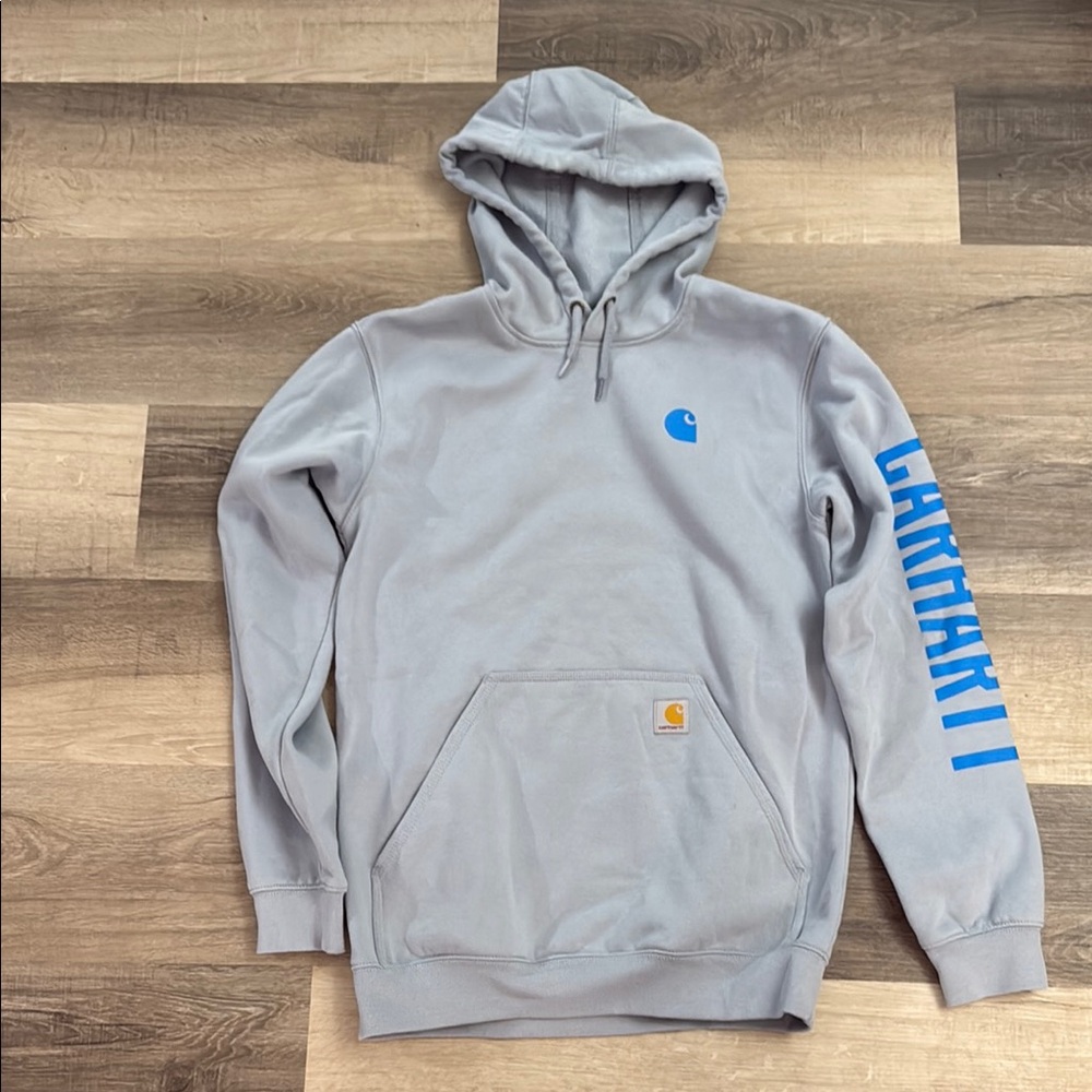 Carhartt Light Blue/Gray Men's Hoodie